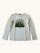 Cooles Wildnis-Longsleeve „Born to be Wild“ Beige Gr.10 | Bonton