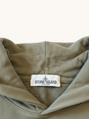 remium Zip-Hoodie im Material-Mix Oliv-Schwarz Gr.10 | Stone Island Junior