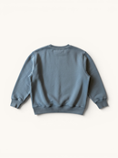 Smiley-Sweatshirt in Taubenblau Gr.10Y | Hundred Pieces