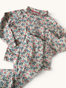 zweiteiliger Blumen-Schlafanzug Gr.116 | Petit Bateau