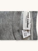 Graues Sweatshirt mit Katzen-Logo Gr.128/134 | Mini Rodini