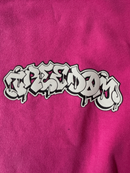 Pinker Sweatshirt mit Graffiti-Print Gr.128 | Molo