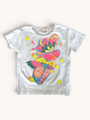 T-Shirt mit Pailletten-Motiv Weiß Gr.114 | Billieblush