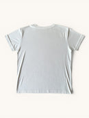 Weißes T-Shirt mit Stern-Applikation & Fransen Gr.116 | Stella McCartney Kids
