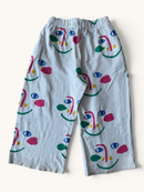 Frottier-Hose mit fröhlichem Gesichter-Print | Bobo Choses
