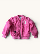 Knallige Bomberjacke mit Ying-Yang-Motiv Pink Gr.110 | Molo
