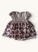 Festliches Pailletten-Kleid mit Schleifen-Muster | Konges Sløjd 104