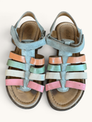Bunte Lackleder-Sandalen in Pastell Gr.29 | Ocra