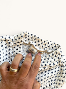 Gesmoktes Polka-Dot Top mit Schößchen Gr.8/128 | Indian Blue Jeans