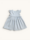Gestreiftes Sommerkleid mit Quasten & Pompons Gr.3 / 98 | Billieblush