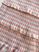 Gesmoktes Trägerkleid im Vichy-Look Gr.110/116 (Label wurde entfernt) | Marke unbekannt