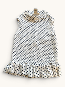 Gesmoktes Polka-Dot Top mit Schößchen Gr.8/128 | Indian Blue Jeans