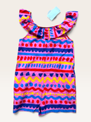 Bunter Jumpsuit mit Wellen- und Punktemuster Gr.152 | Stella McCartney Kids