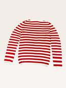 Gestreifter Feinstrick-Pullover mit Rollsaum gr. S/164 | darling harbour