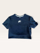 Schwarzes Crop-Top mit Nike Air-Logo | Nike