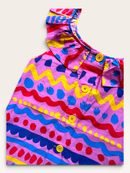 Bunter Jumpsuit mit Wellen- und Punktemuster Gr.152 | Stella McCartney Kids