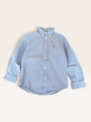 Kinder-Hemd, Blau/Weiß Kariert Gr.7 | Ralph Lauren