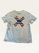 Kinder T-Shirt mit X-Stickerei, Gr. XS (ca. 140) | blue banana