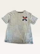 Kinder T-Shirt mit X-Stickerei, Gr. XS (ca. 140) | blue banana