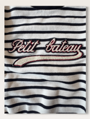 Sweater Weiß / Dunkelblau Gr.12ans/152cm | Petit Bateau