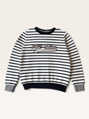 Sweater Weiß / Dunkelblau Gr.12ans/152cm | Petit Bateau