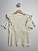 T-SHIRT MIT RÜSCHEN • 146