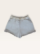Shorts Seersucker Blau/Weiß Gr.152/158 | Polo Ralph Lauren