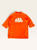 Neon-Oranges UV-Schutz-Shirt mit Marken-Print Gr.8 | Sundek