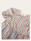 Buntes Sommerkleid mit Regenbogen-Streifen & Puffärmeln Gr.7 | crewcuts