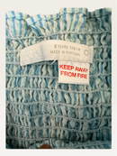 Seersucker-Kleid mit Smok-Bustier & Rüschen (Gr. 110 / 5 Jahre) | Zara