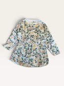 Langarm-Sweatkleid mit floralem Blättermustergr.116 | Petit Bateau