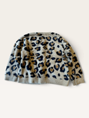 Flauschiger Cardigan im Leo-Look mit Patch (Gr. 8–9 Jahre / 130 cm) | Jelly Mallow