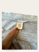 Langarmshirt mit Ballonärmeln in Hellgrau / Off-White (Gr. S /164) | Bellerose