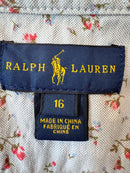 Kurzarmbluse Blumenmuster Gr.16 / 164 | Ralph Lauren