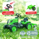 FALK Trettraktor Country Farmer mit Anhänger – Kinderfahrzeug ab 2 Jahren | Grün | Neu, in OVP