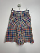 VINTAGE HOSENROCK KARIERT • 164 • C&A