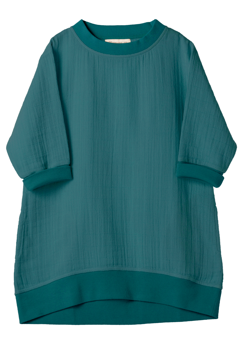 Long-Top / sleeve Emerald  Organic by Feldman