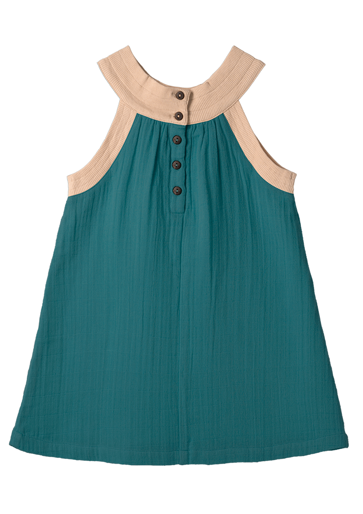 Organic by Feldman Ava Summer Dress Emerald