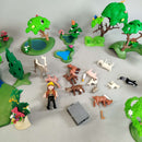 Playmobil Bundle Wald Tiere & Förster Figuren