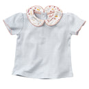 People Wear Organic Kurzarm-Shirt Kragen GOTS