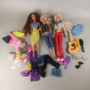 Mattel Bundle Barbie Set von 3 Modepuppen mit Zubehör