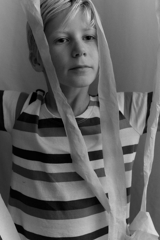 Balthasar T-shirt in Multistripe für Kinder