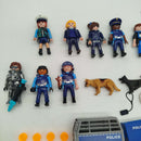 Playmobil Bundle Polizei Set von 9 Figuren & Zubehör