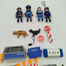 Playmobil Bundle Polizei Set von 9 Figuren & Zubehör