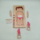 AMIGO Anatomie Mädchen Schichtenpuzzle Holz Puzzle