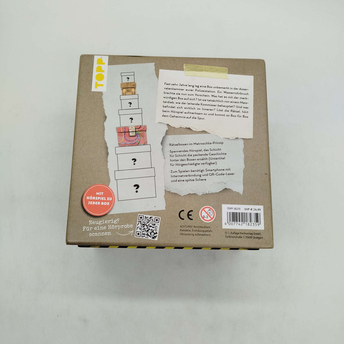 TOPP Unboxing Meisterdieb Denkspiel