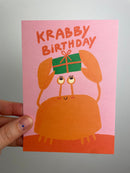 Krabby Birthday• Postkarte