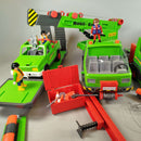 Playmobil Bundle 4084 Kran LKW & Gebäude