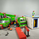 Playmobil Bundle 4084 Kran LKW & Gebäude