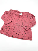 Langarmshirt mit Herzprint - Gr.68 (H&M)